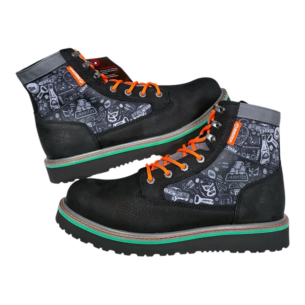 Size 12 - MEN'S WOLVERINE Y JARRITOS TRADE WEDGE BOOTS